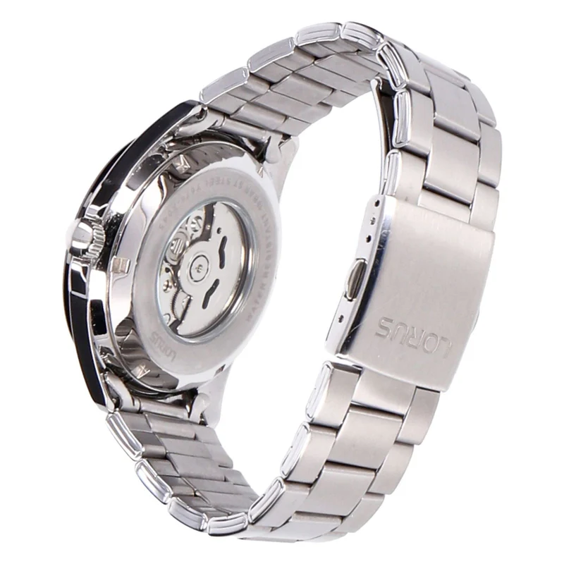 Lorus Herren Automatik Armbanduhr Edelstahl