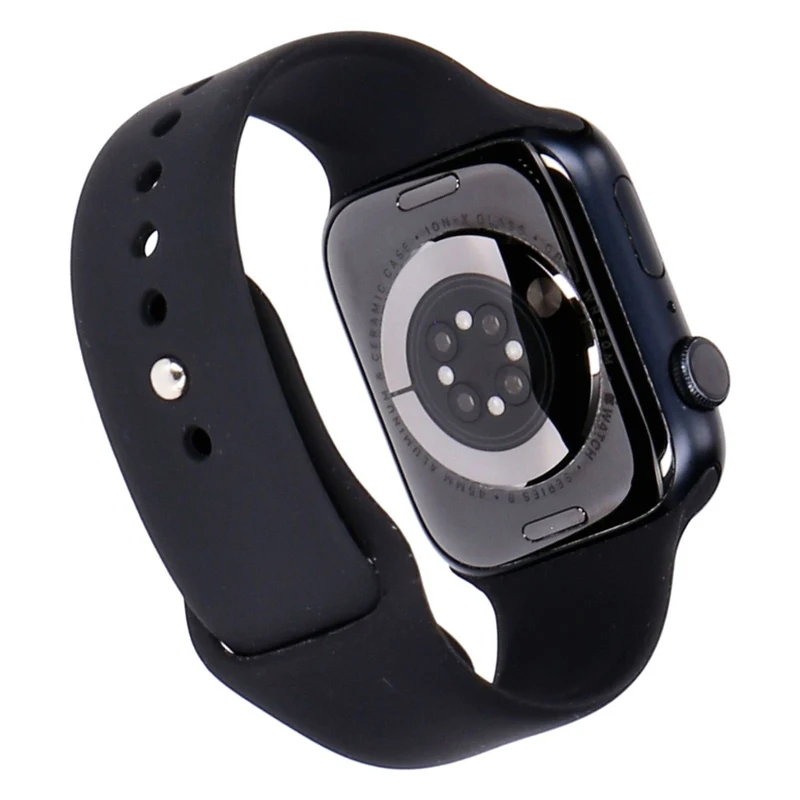 Apple Watch Series 8 45mm GPS Mitternacht Aluminiumgehäuse mit Sportarmband Mitternacht