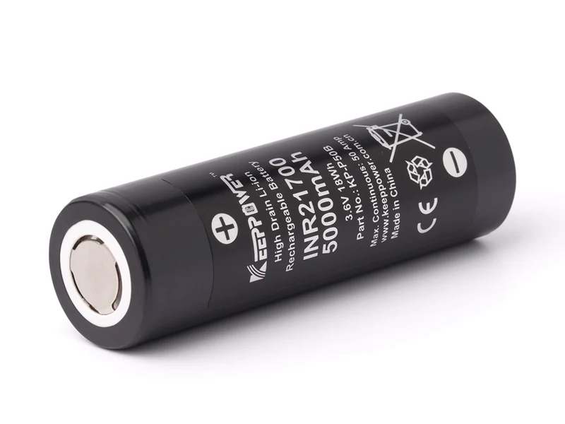 Keeppower / Molicel KP-P50B, 5000mAh* 60A** 3,6-3,7V Li-Ionen-Akku (INR21700-P50B)