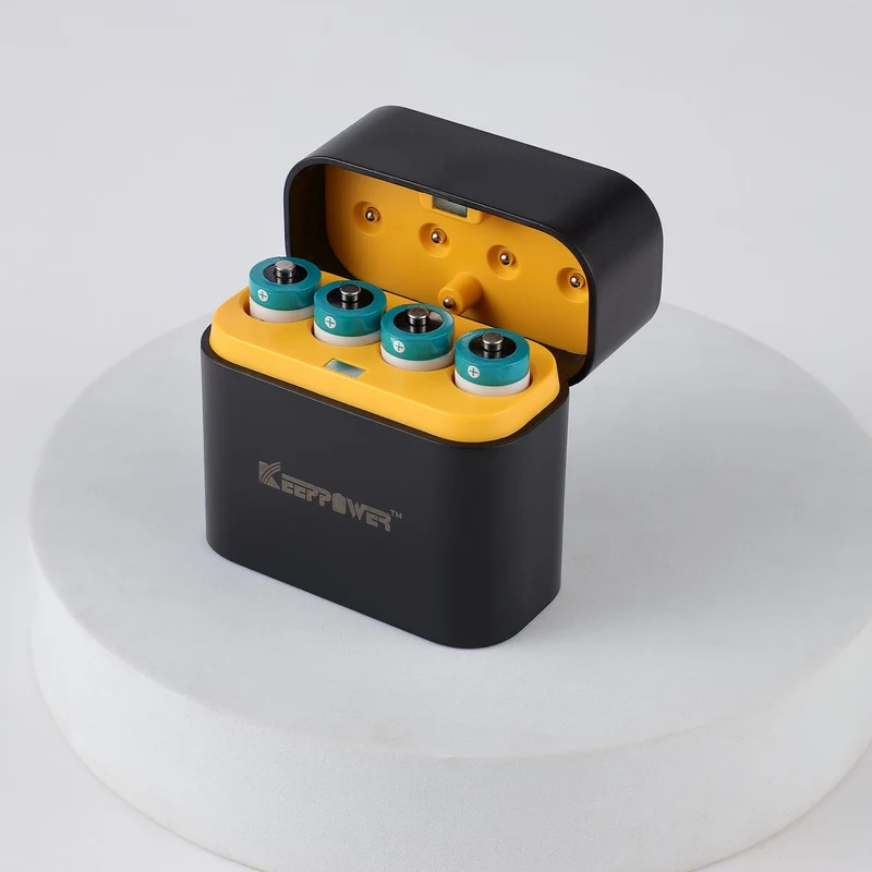 Keeppower I4 Ladegerät mit 4× 1,5V AA Li-Ion-Akkus (4300mWh) – USB-C Eingang