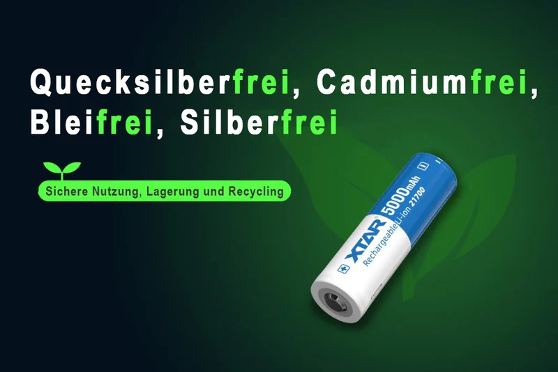 XTAR, 21700-HP Li-Ion Akku, 3,6V-3,7V, 5000mAh, mit PCB/BMS Schutzschaltung, geschützt, leistungsstark & wiederaufladbar!