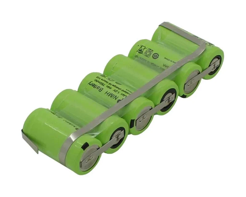 AccuCell Einsatz Kranakku NiMH 7,2V 750mAh ersetzt Seik #WA1-550#