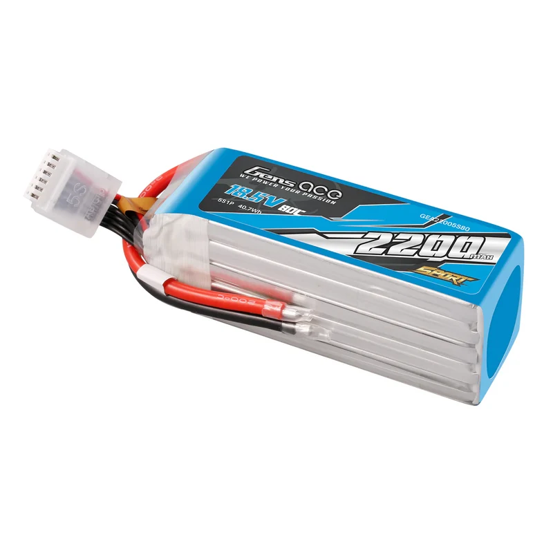 Gens Ace 2200mAh 18,5 V 80 C 5S1P Lipo-Akkupack (F5B)