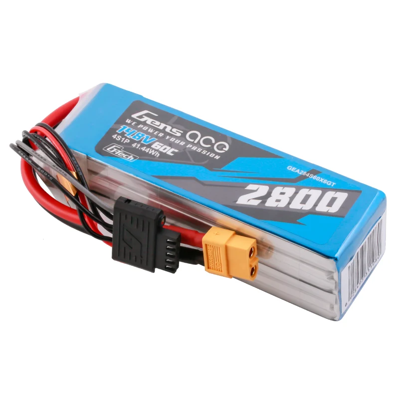 Gens ace G-Tech Soaring 2800 mAh 14,8 V 60 C 4S1P LiPo-Akku mit XT60-Stecker