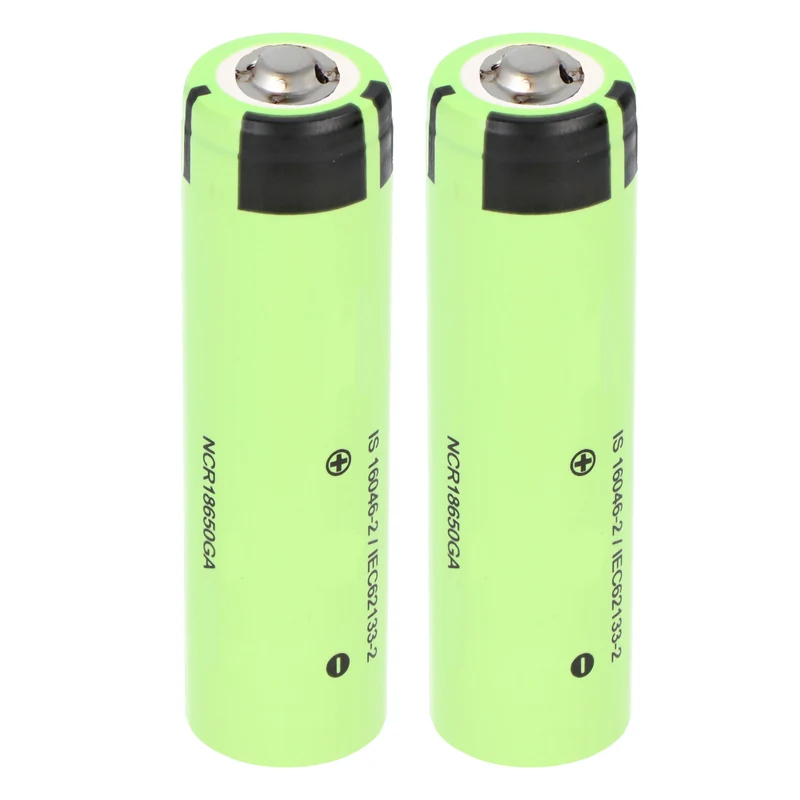 Panasonic Panasonic 18650 Li-ion Akku mit erhöhten Pluspol, ungeschützt, 66,7x18,3mm ( 2 St.)