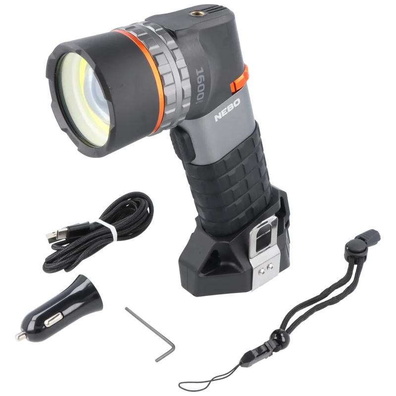 Nebo Taschenlampe LUXTREME SL100, bis zu 1600 Meter Leuchtweite, maximal 525 Lumen