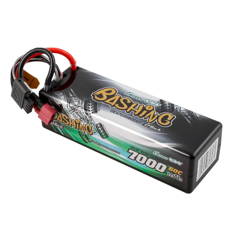 Gens Ace LiPo Akku G-Tech 7000mAh 11,1V 60C 3S1P mit T-Stecker Bashing-Serie