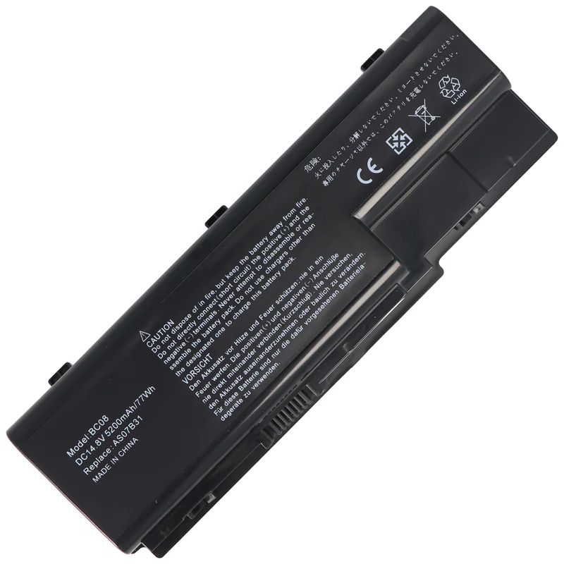 AccuCell Akku passend für Acer Aspire 7738G 14,8 Volt 5200mAh