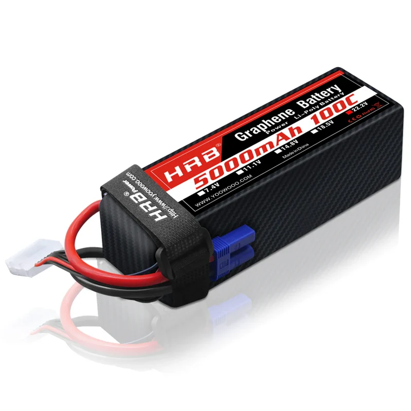HRB LiPo Akku Graphene 22,2V 5000mah 100C EC5