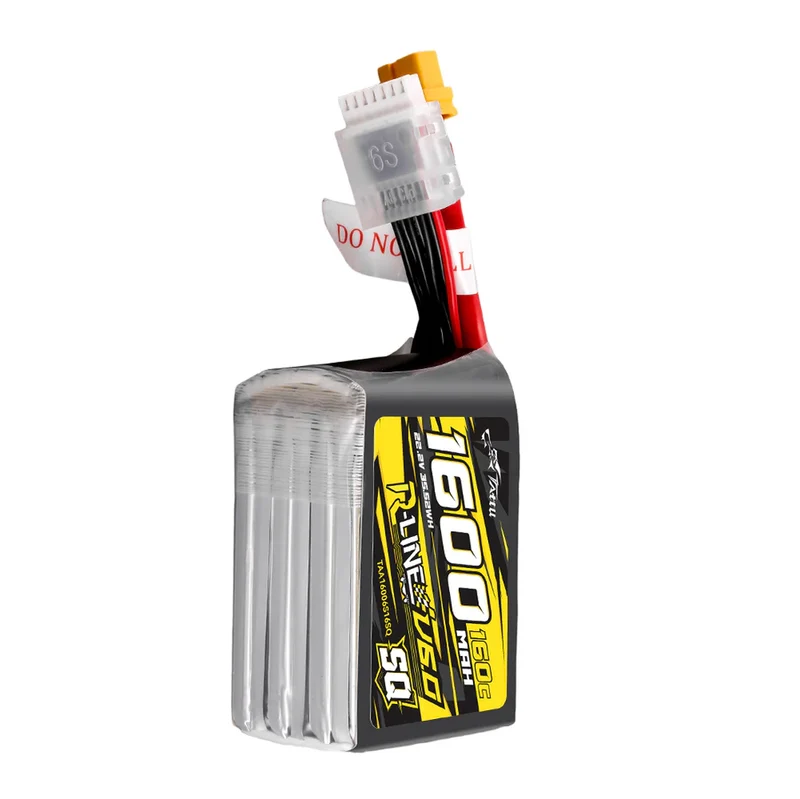 Tattu R-Line V6 1600mAh 6S 160C SQ LiPo-Akku mit XT60