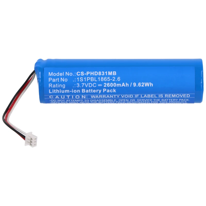 AccuCell Akku passend für Philips Avent SCD833, SCD835, SCD843, SCD845, ersetzt Philips 1S1PBL1865-2.6 Akku, 3,7V 2600mAh