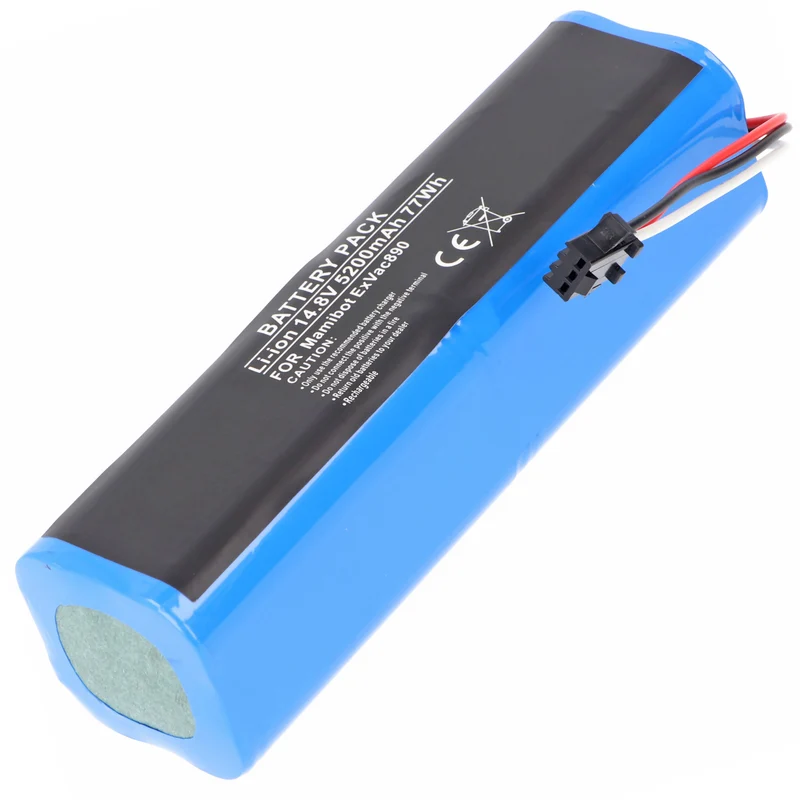 AccuCell 5200mAh Akku passend für MAMIBOT eXVAC 890 Akkutyp SUN-INTE-279, 4INR19/66-2, 5200 mAh, 77wh