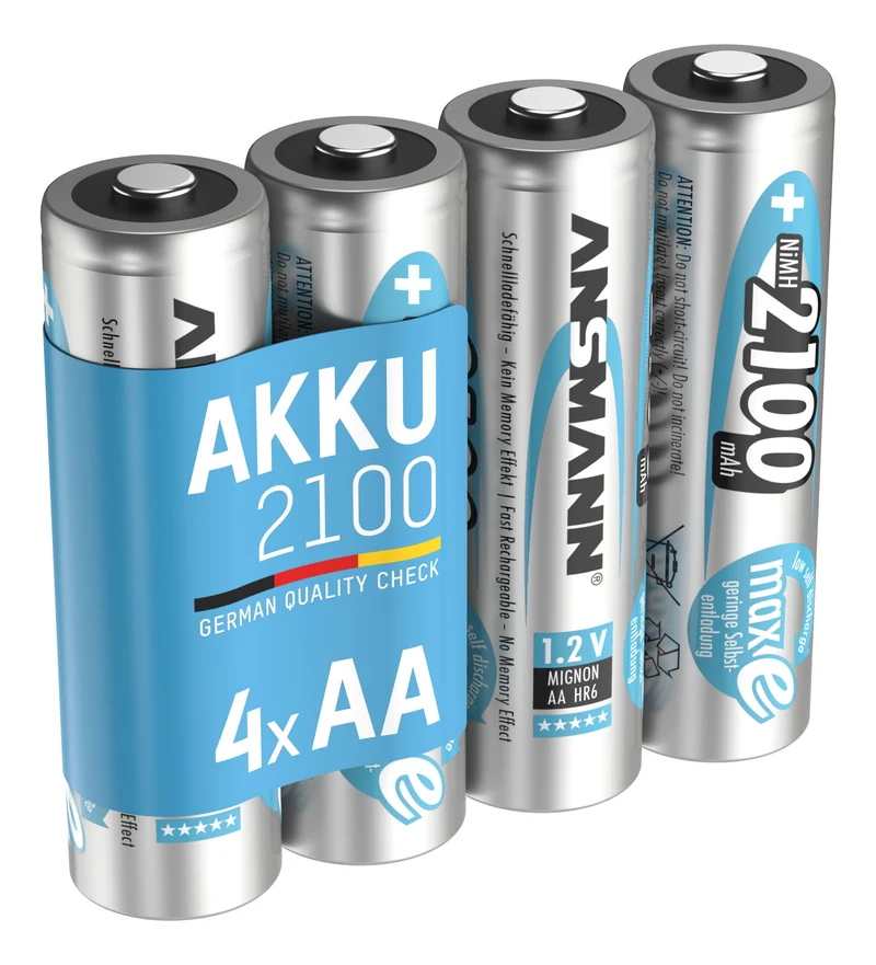 Ansmann maxE NiMH-Akku Mignon 2100mAh 4er-Blister