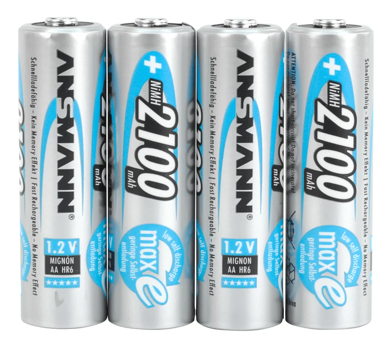 Ansmann maxE NiMH-Akku Mignon 2100mAh 4er-Blister
