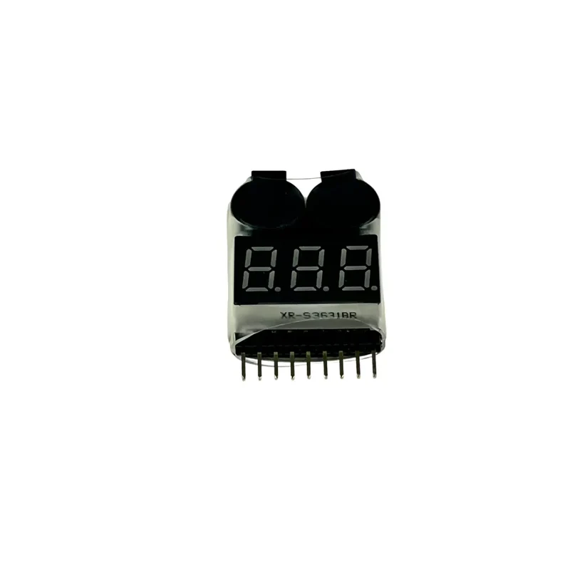 Mylipo 1S-8S Lipo Batterie Tester, RC Lipo Akku Batterie Niederspannungsalarm Checker Summer Alarm Lipo Warner mit LED-Anzeige für Lipo, Li-Ion, LiMn, Li-Fe Batterie