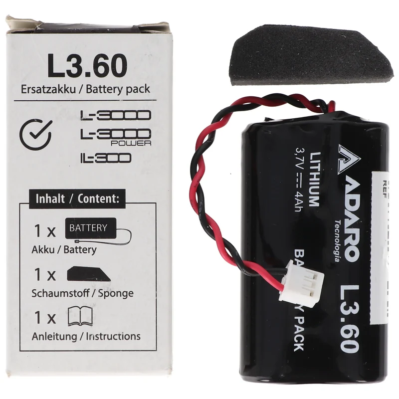AccuCell Adalit Akku passend für L-50, IL-300, L-3000, L-3000 Power
