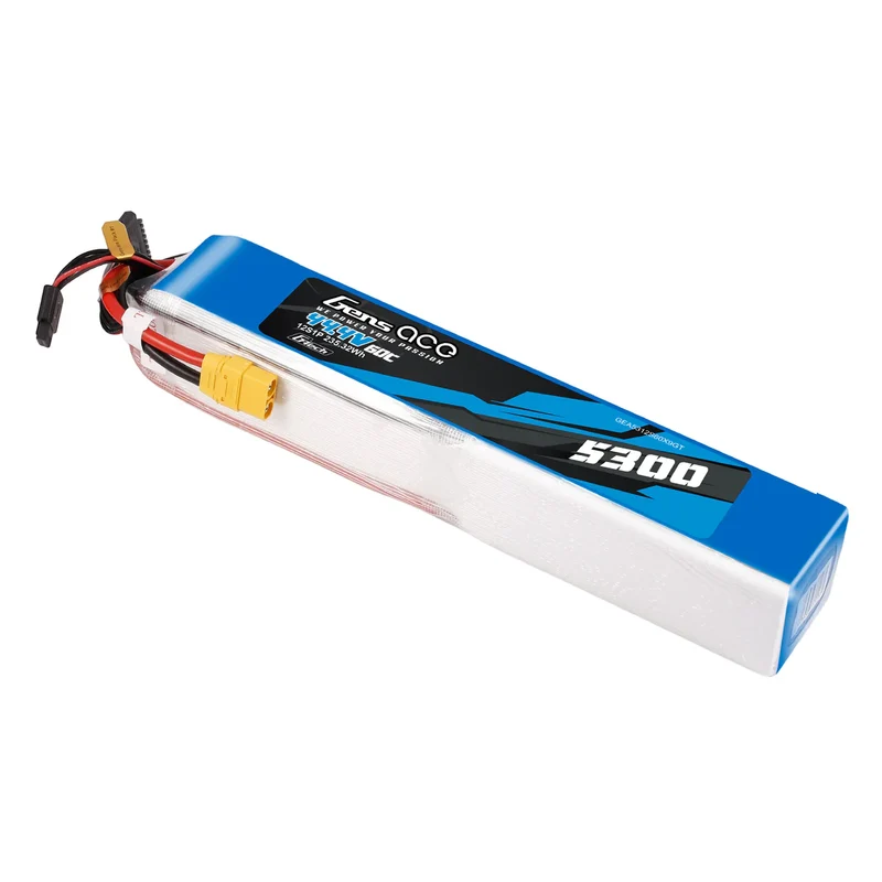 Gens Ace G-Tech 5300mAh 44,4V 60C 12S1P Akkupack mit XT90-Stecker