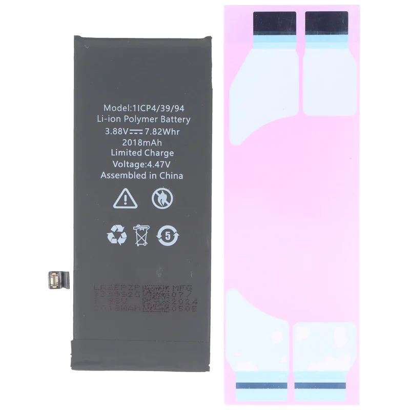 AccuCell Akku passend für Apple iPhone SE 2022, Li-Polymer, 3,88V, 2018mAh, 7,8Wh, w/o Werkzeuge