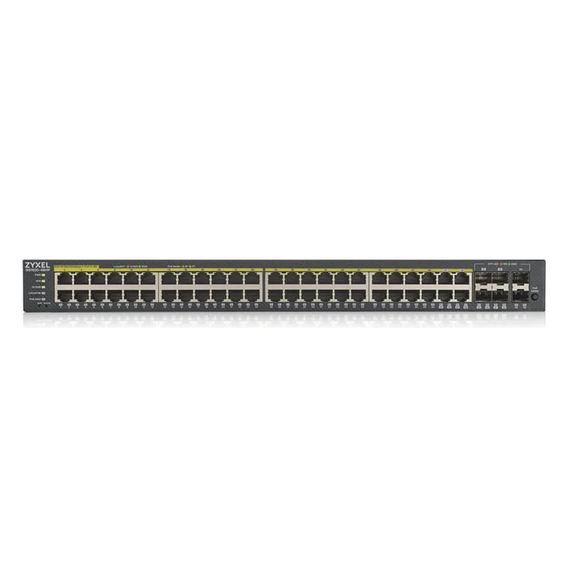 Zyxel GS1920-48HPV2 Managed Gigabit Ethernet (10/100/1000) Power over Ethernet (PoE) Schwarz