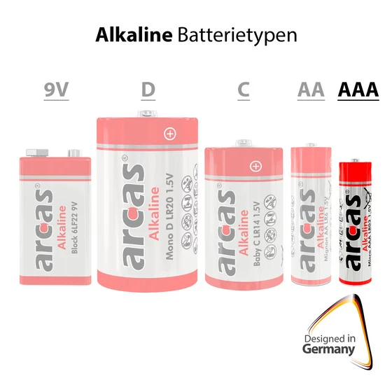 Arcas Sparpack 32+4free Alkaline LR03 Micro AAA 1,5V