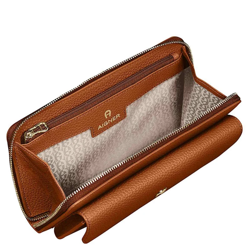 Aigner Fashion - Funda para teléfono/cartera 6cc 20 cm (color: marrón cognac)