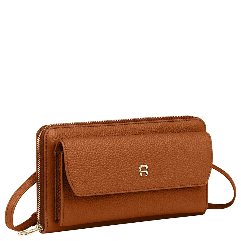 Aigner Fashion - Funda para teléfono/cartera 6cc 20 cm (color: marrón cognac)