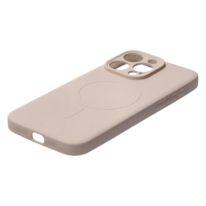 Mobilize Protection Pack iPhone 15 Pro Max Silikon Case creme und Displayschutz