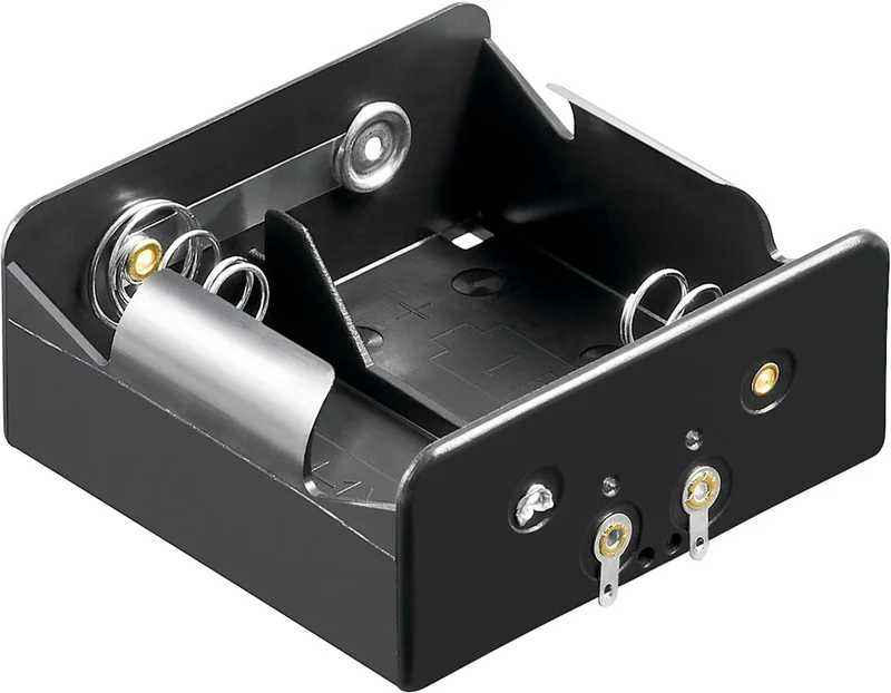 Goobay 2x Batteriehalter - Lötfahne (U)