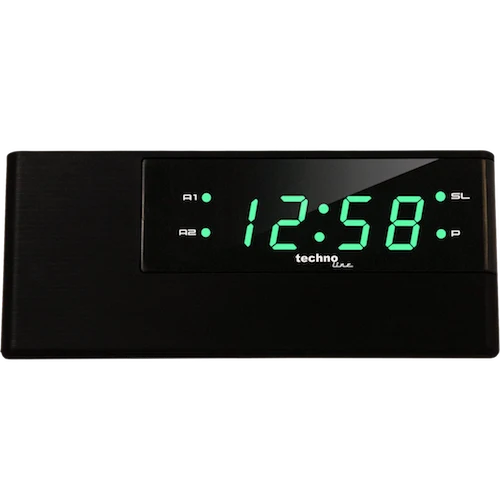 Technoline WT 488 - digitaler LED Quarzwecker mit Sleep-Timer und Dimmfunktion