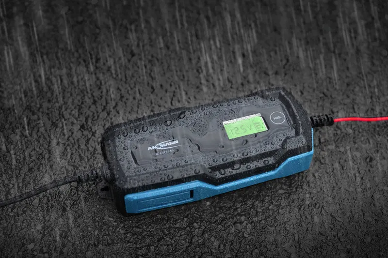 Ansmann BC 6-12V/6A 10-Stufen Kfz-Ladegerät für 6V und 12V Blei-Säure-, Blei-Gel- und Blei-Vlies-Batterien, sowie 12V LiFePO4 Batterien