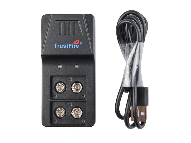 Trustfire BC01 9V Block 6F22 Akku-Ladegerät für Li-Ion, NiMH
