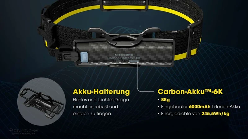 Nitecore Carbon Battery™ 6K Extension Kit