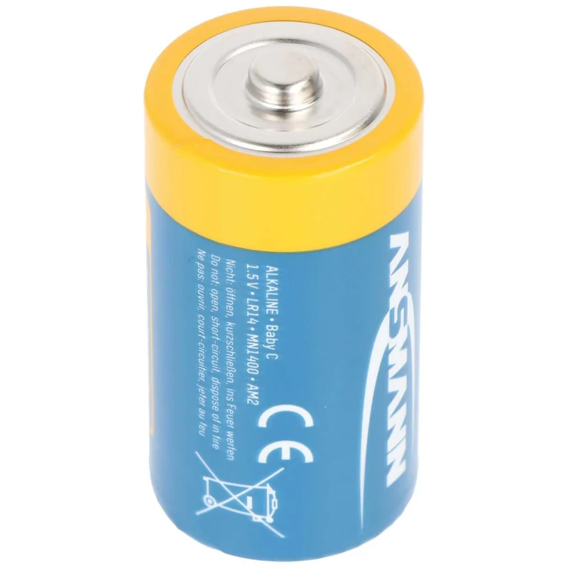 Ansmann X-Power Alkaline Batterie Baby C, LR14, 2er Papierblister