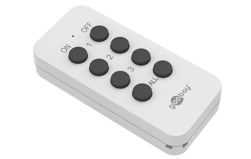Goobay Funksteckdosen-Set 1+1 - 1x Schutzkontakt-Steckdose und 1x Fernbedienung