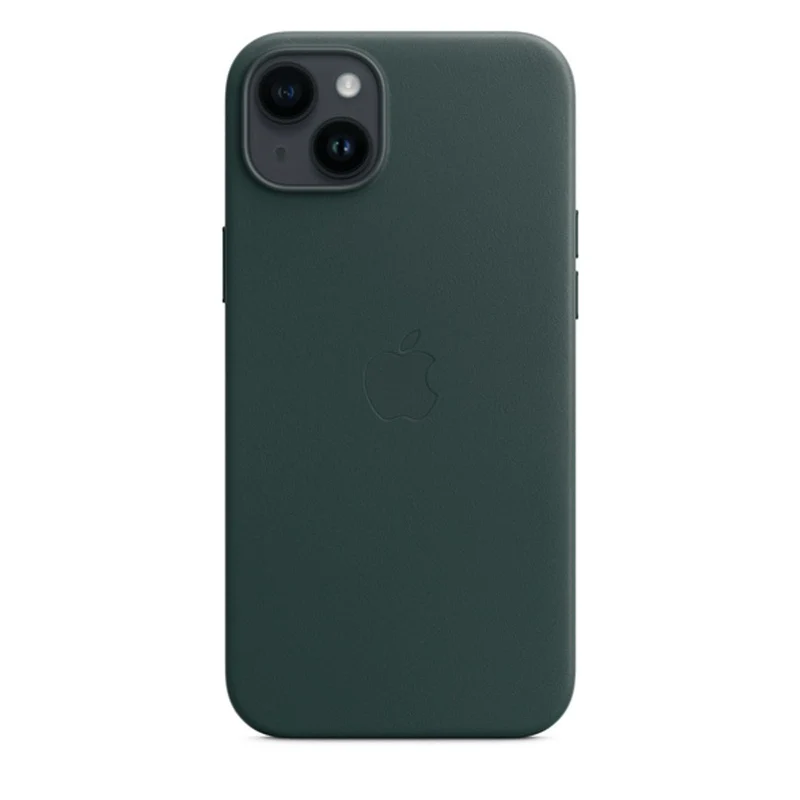 Apple Leder Case mit MagSafe für iPhone 14 Plus Waldgrün
