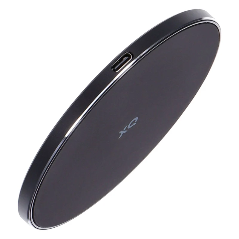 Xqisit Fast Wireless Charger Pad 15W USB-C Port schwarz