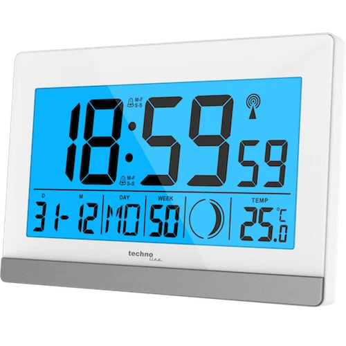 Technoline WS8056 - digitaler Funkwecker mit Temperatur- und Datumsanzeige