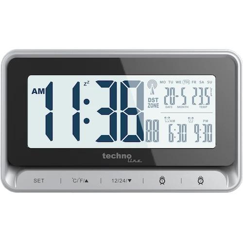 Technoline WT 290 - digitaler Funkwecker mit Datums-, Wochentags- und Weckzeitanzeige