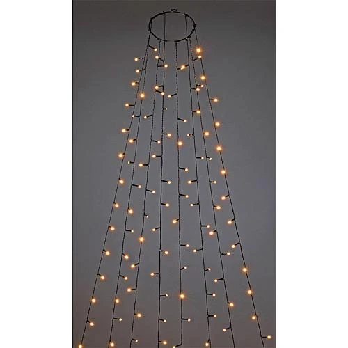 Konstsmide LED Baummantel gefrostet 400 bernsteinf. LED außen 6395-820