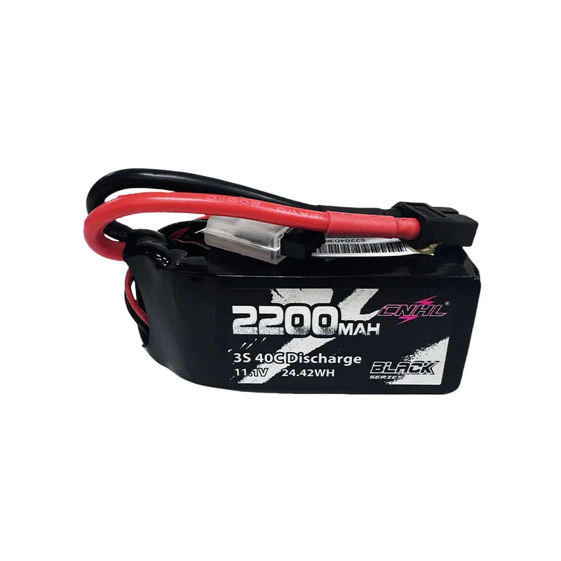 CNHL Black Series Shorty 2200 Ah 3S 11,1 V 40 C Lipo-Akku mit XT60-Stecker
