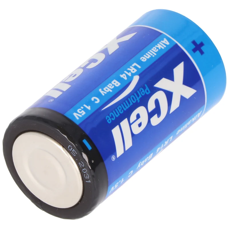 XCell Batterie Alkaline Baby, C, LR14, umweltfreundliche Verpackung, 1.5V, 2er Blister