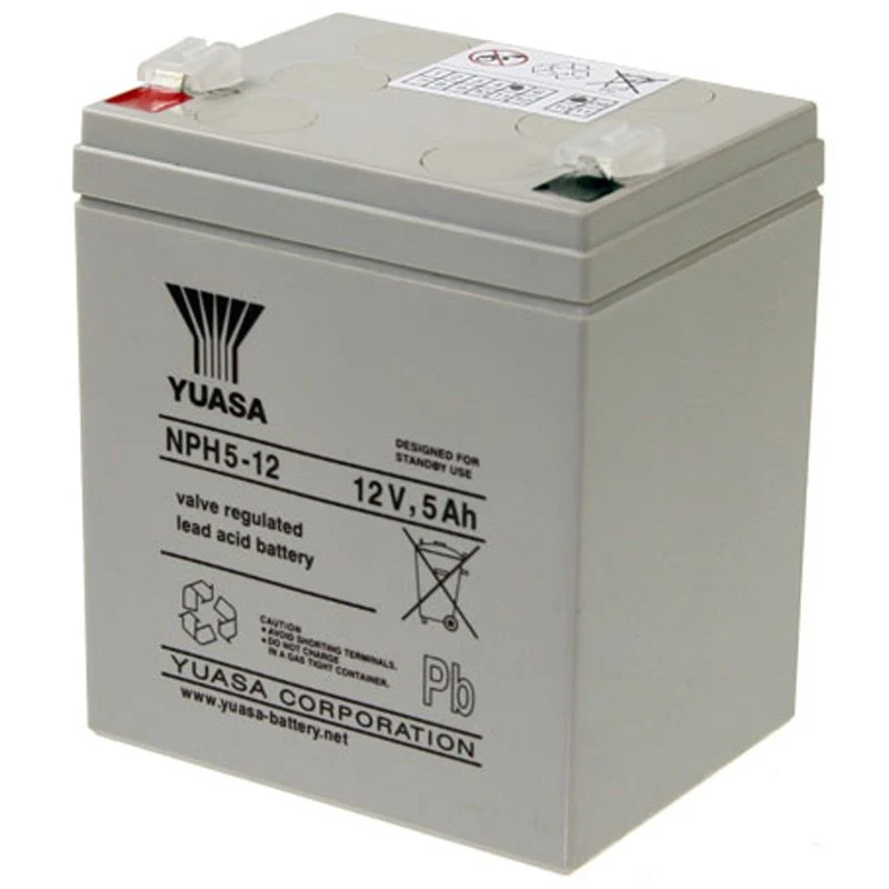 YUASA NP5-12L Akku Blei PB 12Volt 5Ah 90x70x106mm