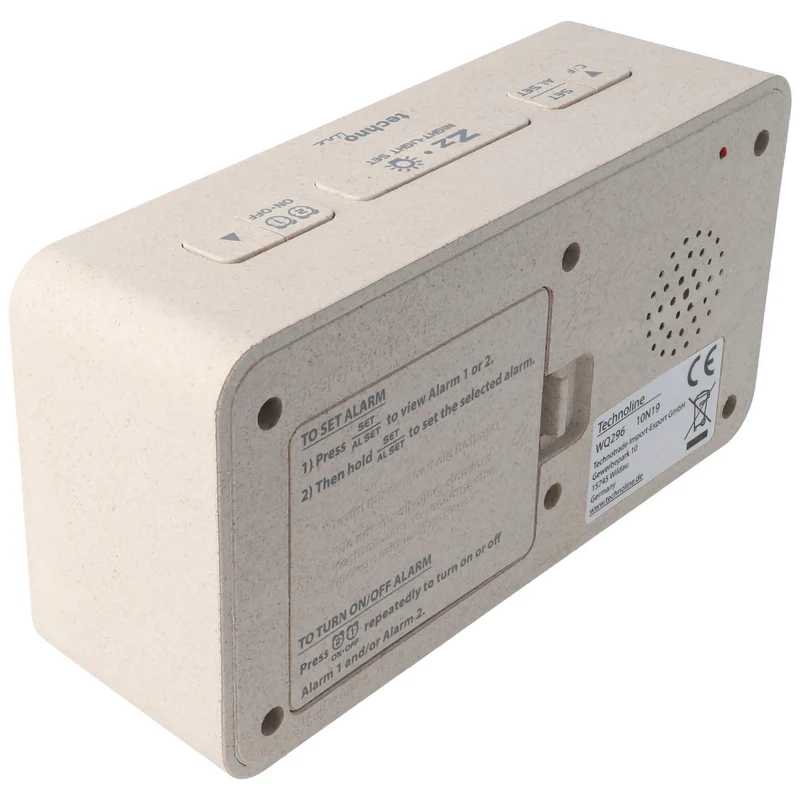 Technoline WQ 296 der digitale Quarzwecker aus bis zu 70% Weizen