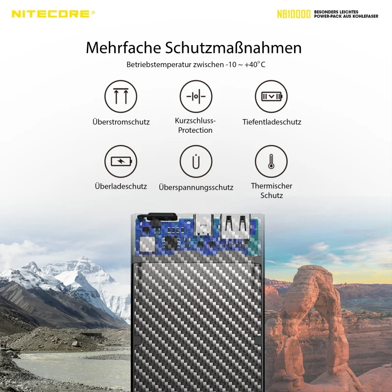 Nitecore Powerbank NB10000 - 10000mAh