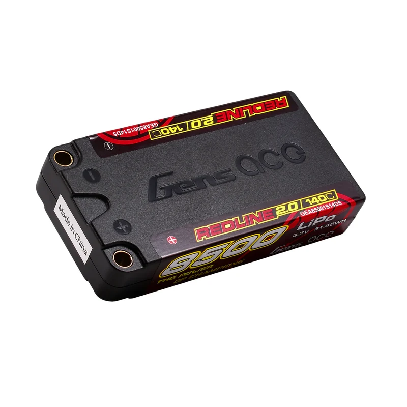 Gens Ace Redline 2.0 Serie 8500 mAh 1S2P 3,7 V 140 C Lipo-Akkupack mit Hardcase