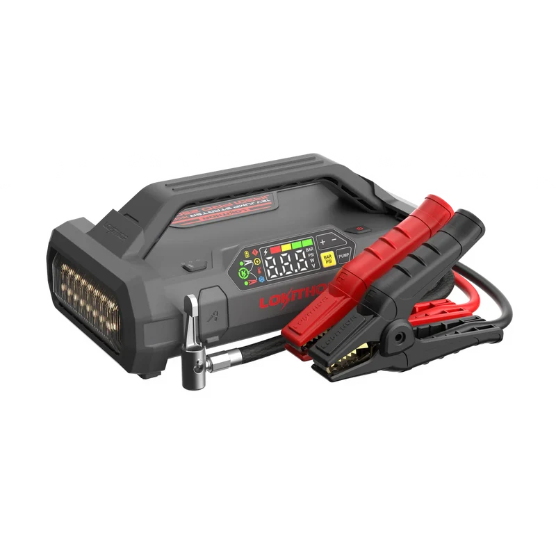 Lokithor JA301 PRO Starthilfe mit Luftkompressor | 4 IN 1