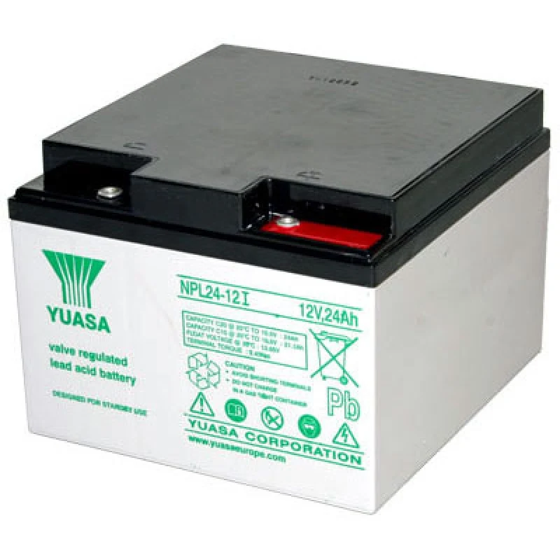 Yuasa NPL24-12i PB Blei Akku, mit M5 versenktem Schraubanschluss 175x165x125mm