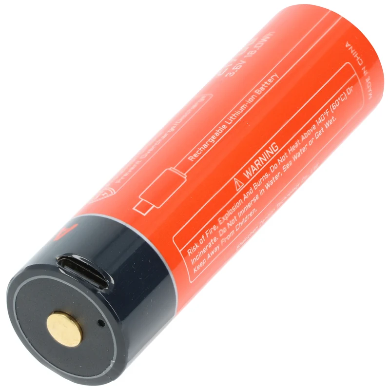 AceBeam 21700 Li-ion Akku 5000mAh, USB-C, max. Entladestrom 15A, 76,2 x 21,7mm