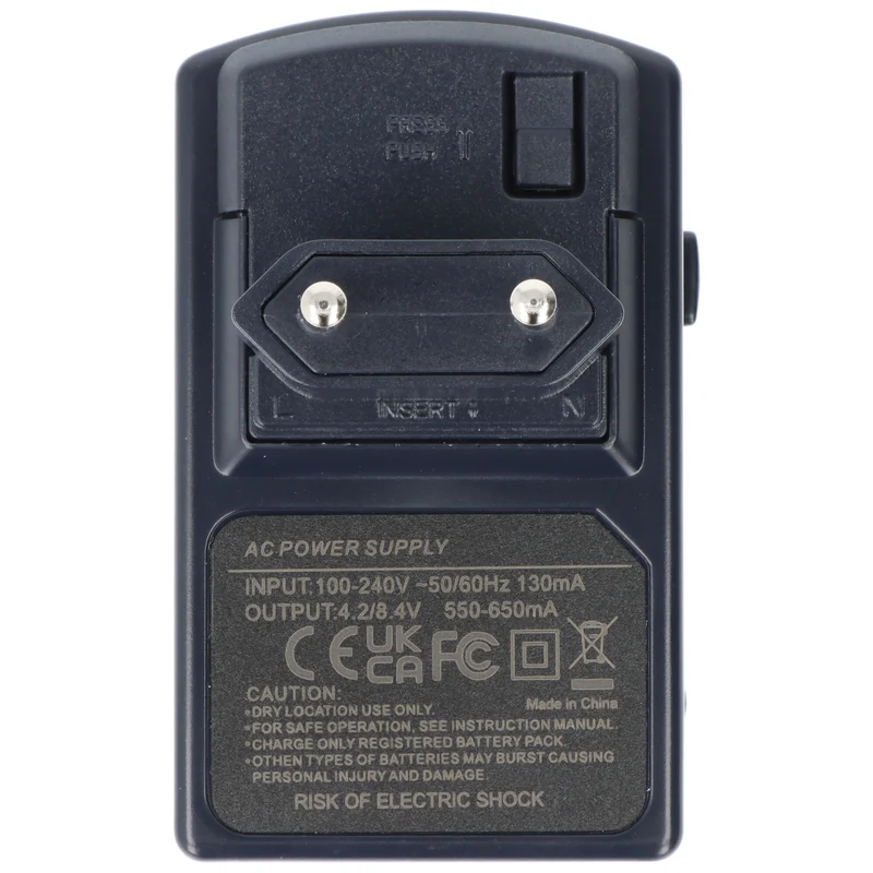 AccuCell Universal Ladegerät für viele Handy Akku 3,6 bis 3,7V Smartphoneakkus