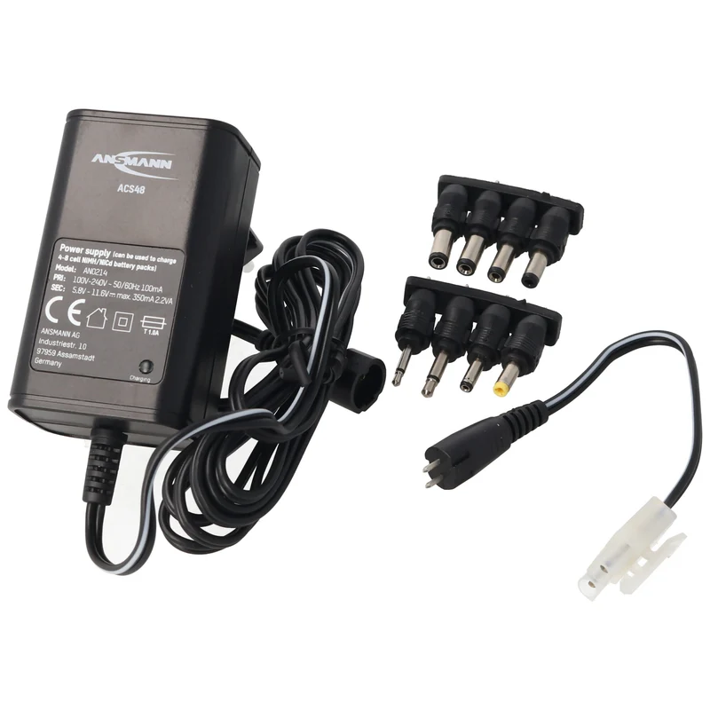 Ansmann Ladegerät ACS48 1001-0024 für 4,8 - 9,6 Volt Akkupacks